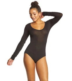 Free People Bodysuit Easy Peasy Black -Pranty Yoga Shop 1740342919203 black 4a