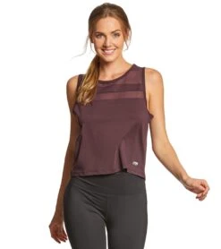 Marika Flounce Yoga Crop Top Wild Plum 9 Marika Flounce Yoga Crop Top Wild Plum -Pranty Yoga Shop 1740350193699 wildplum