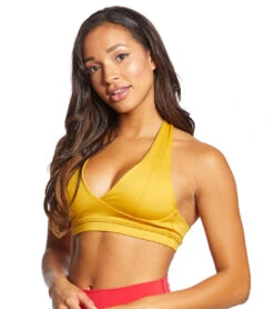 Mika Yoga Wear Genna Yoga Bra Mustard