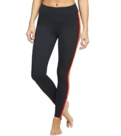 Spiritual Gangster Rainbow Track Tights Black