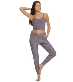 Beyond Yoga Spacedye Slim Racerback Cropped Tank Deep Amethyst/Wild Wisteria -Pranty Yoga Shop 1740397576227 deepamethystwildwisteria 4a