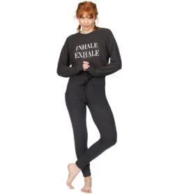 Spiritual Gangster Hacci Tapered Jogger Vintage Black -Pranty Yoga Shop 1740398624803 vintageblack 4a