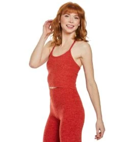 Beyond Yoga Spacedye Slim Racerback Cropped Tank Scarlet Sun Sienna -Pranty Yoga Shop 1740399738915 scarletsunsienna 5a