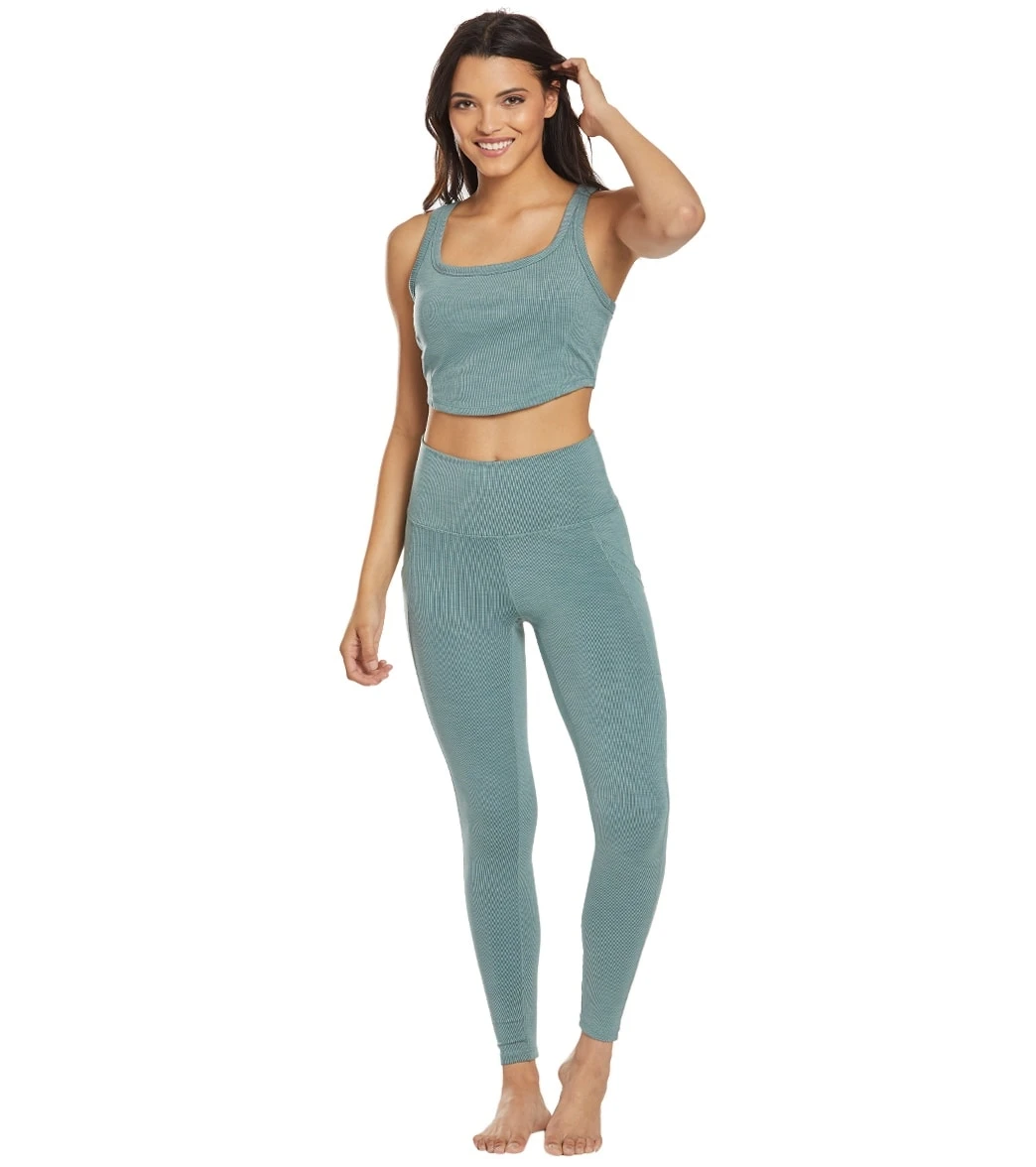 PrAna Becksa Bralette Dusty Aloe Heather 5 PrAna Becksa Bralette Dusty Aloe Heather - Image 3