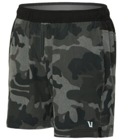 Vuori Men's Rush Yoga Shorts Grey Camo