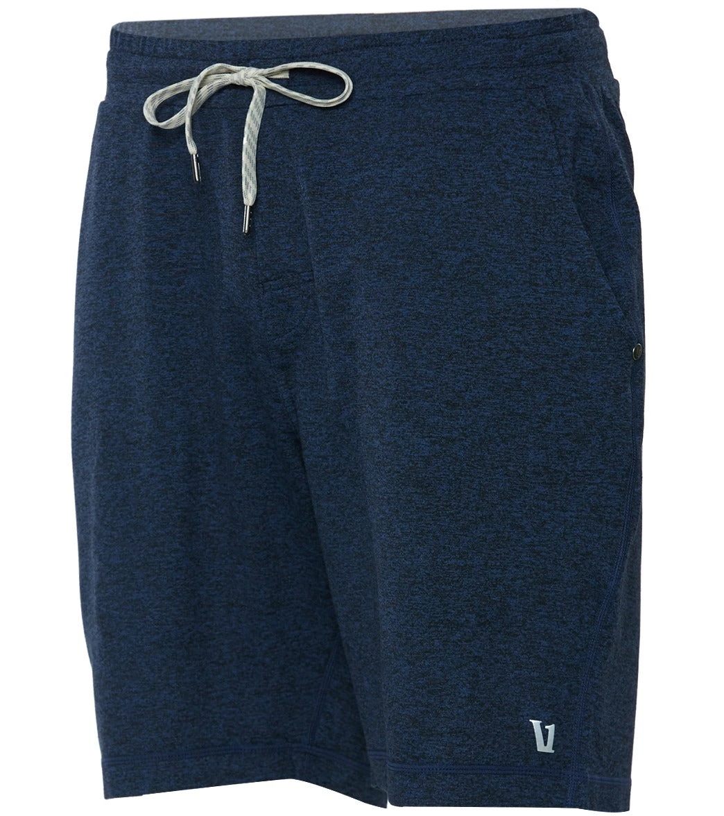 Vuori Men's Ponto Yoga Shorts Navy Heather 3 Vuori Men's Ponto Yoga Shorts Navy Heather