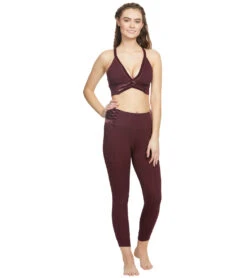 Free People Movement Wonderstruck Velvet Bra Wine -Pranty Yoga Shop 1740406620195 wine 4a