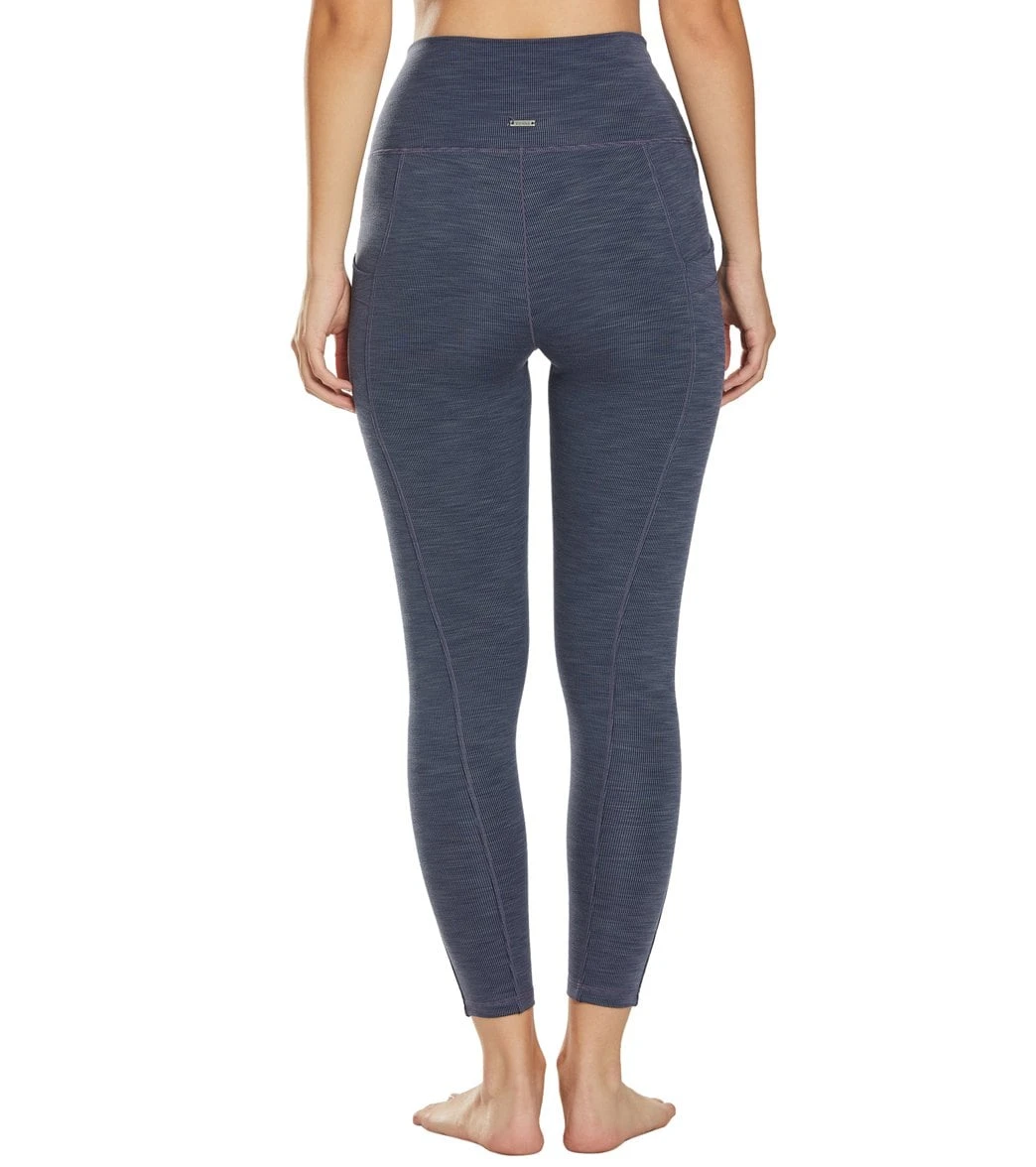 PrAna Becksa 7/8 Yoga Leggings Midnight Dew Heather 4 PrAna Becksa 7/8 Yoga Leggings Midnight Dew Heather - Image 2