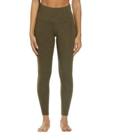 PrAna Becksa 7/8 Yoga Leggings Slate Green Heather