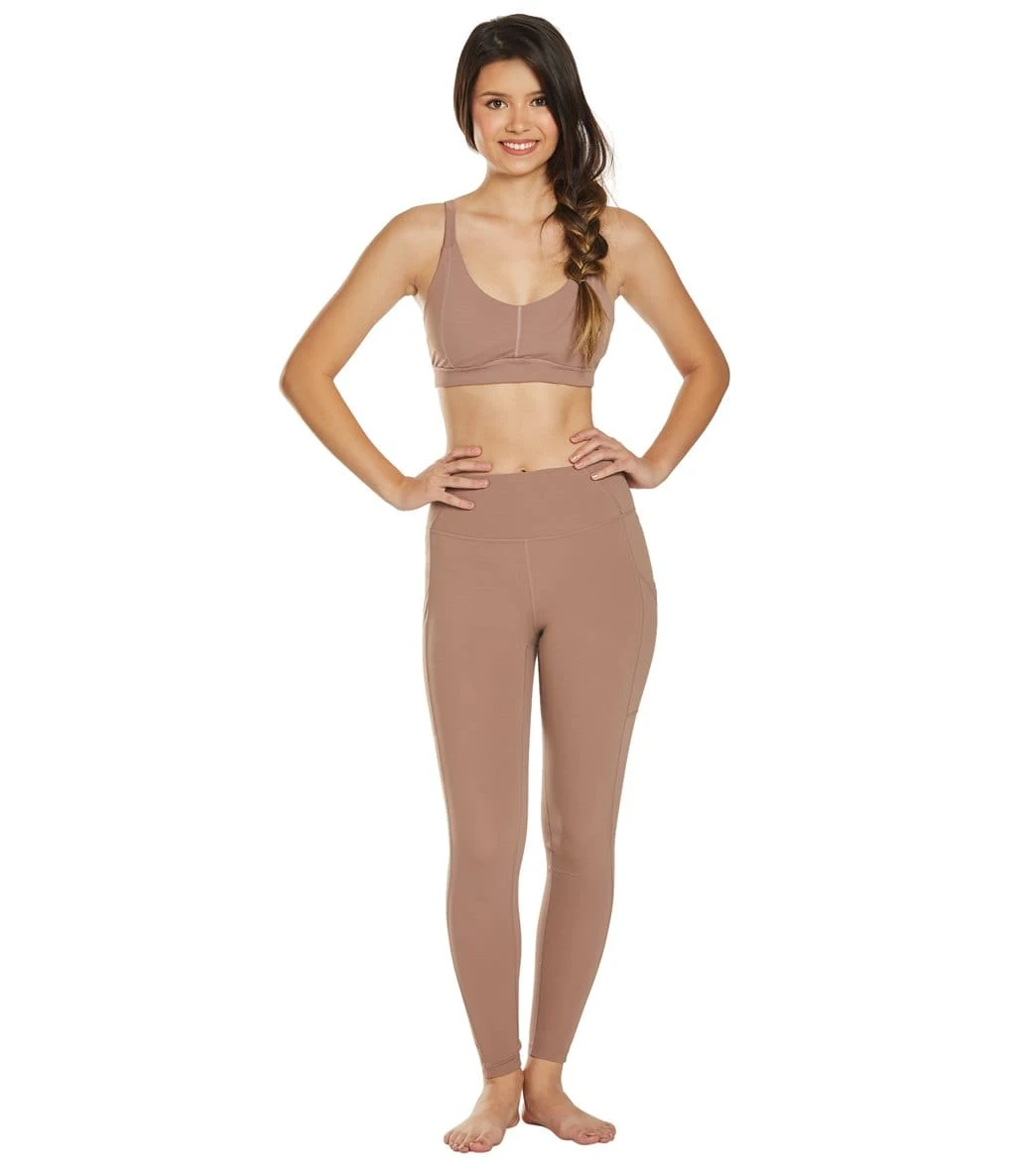 PrAna Momento Yoga Sports Bra Dark Mauve 5 PrAna Momento Yoga Sports Bra Dark Mauve - Image 3