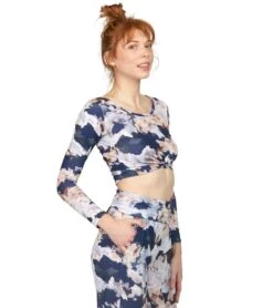 Onzie Long Sleeve Knot Crop -Pranty Yoga Shop 1740410519587 nomadblossom 2a 1