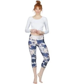 Onzie Long Sleeve Knot Crop -Pranty Yoga Shop 1740410716195 white 4a