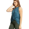 DYI Knot So Fast Workout Tank Teal -Pranty Yoga Shop 1740412125219 teal 2a