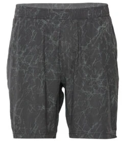 PrAna Men's Heiro 8" Inseam Yoga Shorts Charcoal Marble Print 7 PrAna Men's Heiro 8" Inseam Yoga Shorts Charcoal Marble Print -Pranty Yoga Shop 1740421890083 charcoalmarbleprint 1