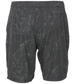 PrAna Men's Heiro 8" Inseam Yoga Shorts -Pranty Yoga Shop 1740421890083 charcoalmarbleprint 3a
