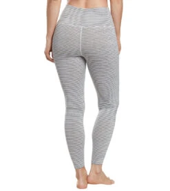 Beyond Yoga True To Stripe High Waisted Long Yoga Leggings -Pranty Yoga Shop 1740422414371 whiteheathersurfstripe 3a