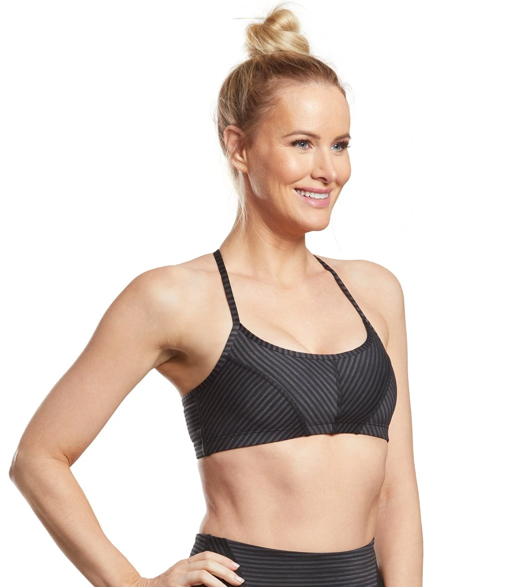 Beyond Yoga True To Stripe Yoga Sports Bra Black Heather Surf Stripe 3 Beyond Yoga True To Stripe Yoga Sports Bra Black Heather Surf Stripe