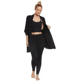 Beyond Yoga Brushed Up Easy Rider Origami Cardigan Black -Pranty Yoga Shop 1740428869667 black 4a