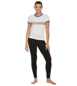 Spiritual Gangster SG Rainbow Tally Shrunken Tee Stone -Pranty Yoga Shop 1740430409763 stone 4a