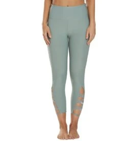 Marika Brandy Yoga Capris Slate Grey