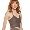 Beyond Yoga Mesh In Line Cropped Yoga Tank Terra Leather -Pranty Yoga Shop 1740438372387 terraleather 2a