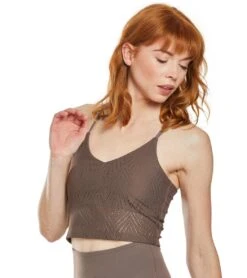 Beyond Yoga Mesh In Line Cropped Yoga Tank Terra Leather -Pranty Yoga Shop 1740438372387 terraleather 5a