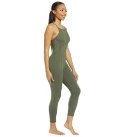 Free People Movement Side To Side Performance Leotard Green