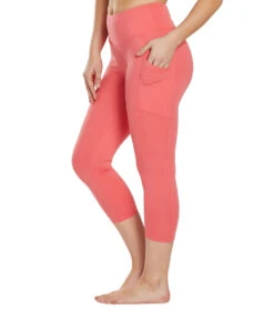 Balance Collection Eclipse Yoga Capris Rose Of Sharon -Pranty Yoga Shop 1740447678499 roseofsharon 5a