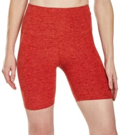 Beyond Yoga Spacedye High Waisted Biker Yoga Shorts Scarlet Sun Sienna -Pranty Yoga Shop 1740448202787 scarletsunsienna