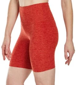Beyond Yoga Spacedye High Waisted Biker Yoga Shorts Scarlet Sun Sienna -Pranty Yoga Shop 1740448202787 scarletsunsienna 5a