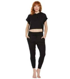Beyond Yoga Good Sport Midi Sweatpant Joggers Black -Pranty Yoga Shop 1740448694307 black 4a