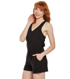 Beyond Yoga Farrah Romper -Pranty Yoga Shop 1740449185827 black 5a