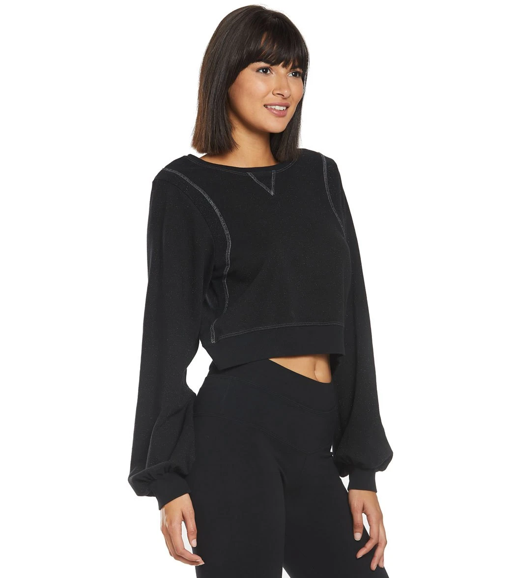 Hard Tail Reverse Angle Stripe Pullover Black 3 Hard Tail Reverse Angle Stripe Pullover Black