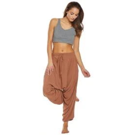 Buddha Pants Summer Flair Harem Pants -Pranty Yoga Shop 1740454527011 rust 4a