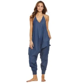 Buddha Pants Blue Jean Harem Jumpsuit -Pranty Yoga Shop 1740455247907 bluejean