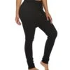 Hard Tail Thermal Harem Pants Black -Pranty Yoga Shop 1740458426403 black 2a