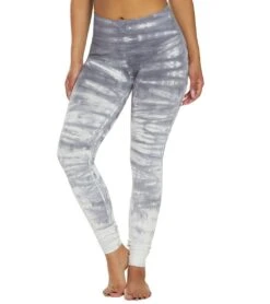 NUX Mesa Hand Dyed Seamless Yoga Leggings Slate Waterfall -Pranty Yoga Shop 1740459409443 slatewaterfall