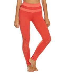 NUX Get Shredded High Waisted Seamless Yoga Leggings Poppy -Pranty Yoga Shop 1740461670435 poppy