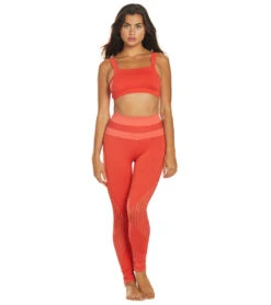 NUX Get Shredded High Waisted Seamless Yoga Leggings Poppy -Pranty Yoga Shop 1740461670435 poppy 4a