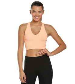 Free People Free Throw Yoga Crop Peach -Pranty Yoga Shop 1740462424099 peach