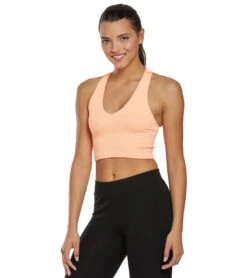 Free People Free Throw Yoga Crop Peach -Pranty Yoga Shop 1740462424099 peach 5a