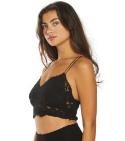 Free People Ilektra Bralette Black -Pranty Yoga Shop 1740466716707 black 5a