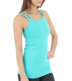 Beyond Yoga Women's Long Double Strap Cami -Pranty Yoga Shop 1740631146531 electricteal 3a