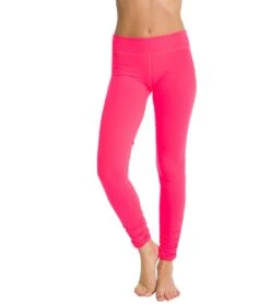 Beyond Yoga Women's Essential Gathered Yoga Leggings Neon Berry 9 Beyond Yoga Women's Essential Gathered Yoga Leggings Neon Berry -Pranty Yoga Shop 1740657131555 neonberry
