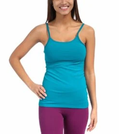 Beyond Yoga Women's Multicross Cami -Pranty Yoga Shop 1740662603811 tealblue 1a