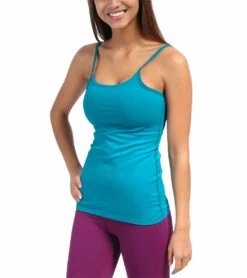 Beyond Yoga Women's Multicross Cami -Pranty Yoga Shop 1740662603811 tealblue 2a