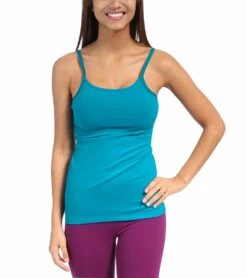Beyond Yoga Women's Multicross Cami -Pranty Yoga Shop 1740662603811 tealblue 5a