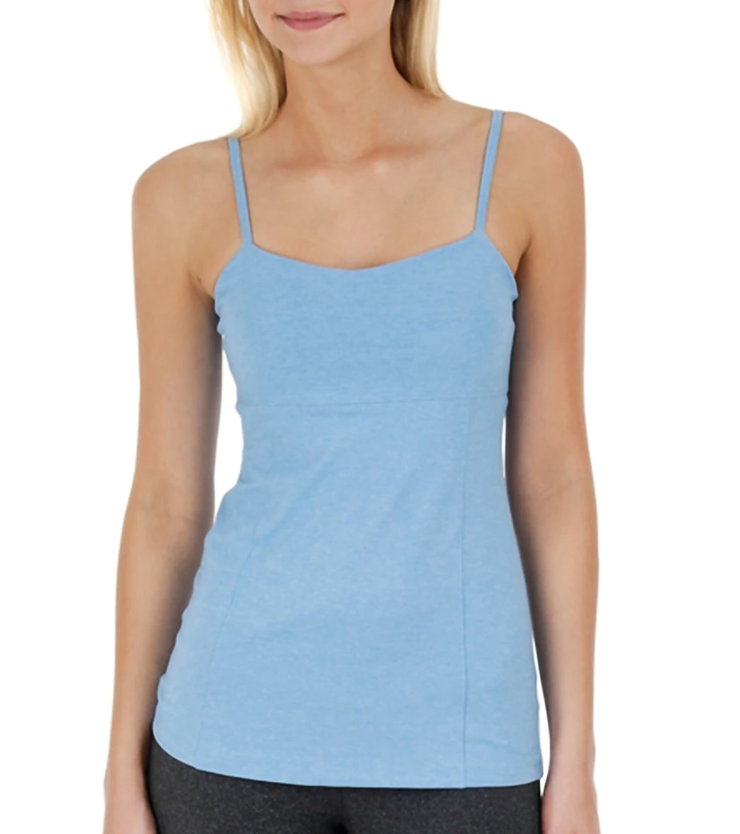 Beyond Yoga Women's Eco Performance Cami Heathered Clear Water 7 Beyond Yoga Women's Eco Performance Cami Heathered Clear Water - Image 5