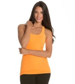 Beyond Yoga Long Racerback Cami Bright Papaya -Pranty Yoga Shop 1740707921955 brightpapaya