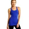 Beyond Yoga Long Racerback Cami Isis Blue
